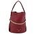 PRADA Petit Sack Hand Bag Leather Red Gold - vista 13