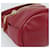 PRADA Petit Sack Hand Bag Leather Red Gold - vista 16