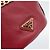PRADA Petit Sack Hand Bag Leather Red Gold - vista 17