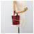 PRADA Petit Sack Hand Bag Leather Red Gold - vista 21