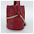 PRADA Petit Sack Hand Bag Leather Red Gold - vista 4