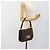 FENDI Zucca Canvas Schultertasche Schwarz Braun - Ansicht 24