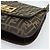 FENDI Zucca Canvas Schultertasche Schwarz Braun - Ansicht 8