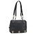 CHANEL Triple Coco Chain Shoulder Bag Caviar Skin Black Gold CC