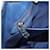 Miu Miu Hand Bag Leather 2way Blue Silver - vista 21