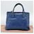 Miu Miu Hand Bag Leather 2way Blue Silver - vista 27
