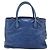 Miu Miu Hand Bag Leather 2way Blue Silver - vista 3