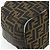 FENDI Zucca Canvas Hand Bag Black Brown - vista 14