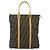 FENDI Zucca Canvas Hand Bag Black Brown - vista 13