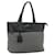 PRADA Hand Bag Nylon Leather Gray black