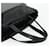 PRADA Hand Bag Nylon Leather Gray black - vista 7