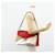 Céline CELINE Shoulder Bag Leather Red Silver - vista 23