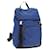 PRADA Backpack Canvas Blue Silver