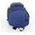 PRADA Backpack Canvas Blue Silver - vista 8