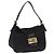 FENDI Jersey Mamma Baguette Shoulder Bag Nylon Black Silver