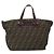 FENDI Zucca Canvas Hand Bag Black Brown - vista 13