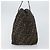 FENDI Zucca Canvas Hand Bag Black Brown - vista 4