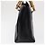 GUCCI Bamboo Hand Bag Leather Black Gold 02 1059 260 - vista 4