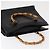GUCCI Bamboo Hand Bag Leather Black Gold 02 1059 260 - vista 6