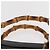 GUCCI Bamboo Hand Bag Leather Black Gold 02 1059 260 - vista 8