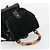 GUCCI Bamboo Backpack Suede Black Gold 003 1705 0030 - vista 6