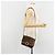 Céline CELINE Macadam Canvas Circle Shoulder Bag PVC Leather Brown Gold - vista 22