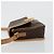 Céline CELINE Macadam Canvas Circle Shoulder Bag PVC Leather Brown Gold - vista 4