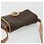 Céline CELINE Macadam Canvas Circle Shoulder Bag PVC Leather Brown Gold - vista 6