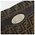 FENDI Zucca Canvas Shoulder Bag Black Brown - vista 17