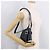 LOEWE Anagram Shoulder Bag Suede Leather Gray Silver - vista 22