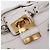 Chloé Chloe Paddington Hand Bag Leather White Gold Silver - vista 14