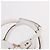 Chloé Chloe Paddington Hand Bag Leather White Gold Silver - vista 8