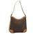 Céline CELINE Macadam Canvas Shoulder Bag PVC Leather Brown Gold
