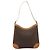 Céline CELINE Macadam Canvas Shoulder Bag PVC Leather Brown Gold - vista 13