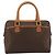 Céline CELINE Macadam Canvas Boston Bag PVC Leather Brown Gold - vista 2