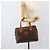 Céline CELINE Macadam Canvas Boston Bag PVC Leather Brown Gold - vista 24