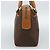 Céline CELINE Macadam Canvas Boston Bag PVC Leather Brown Gold - vista 4