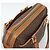 Céline CELINE Macadam Canvas Boston Bag PVC Leather Brown Gold - vista 6