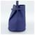 Céline CELINE Hand Bag Leather Blue Silver - vista 4