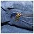 PRADA Canapa M Hand Bag Denim Blue Gold - vista 20