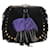 PRADA Chain Shoulder Bag Fur Black Silver - vista 13