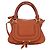 Chloé Chloe Marcie Hand Bag Leather 2way Orange Gold - vista 13