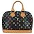 LOUIS VUITTON Monogram Multicolor Alma Hand Bag Black M92646 LV - vista 2