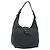 FENDI Mamma Baguette Hand Bag cotton Gray Silver