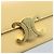 Céline CELINE Triomphe Shoulder Bag Leather Ivory Gold - vista 17