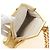 CHANEL Schultertasche mit Kette aus Leder Gold CC - Ansicht 19