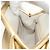 CHANEL Schultertasche mit Kette aus Leder Gold CC - Ansicht 23