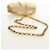 CHANEL Schultertasche mit Kette aus Leder Gold CC - Ansicht 7