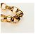 CHANEL Schultertasche mit Kette aus Leder Gold CC - Ansicht 8