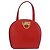 Céline CELINE Circle Hand Bag Leather Red Gold